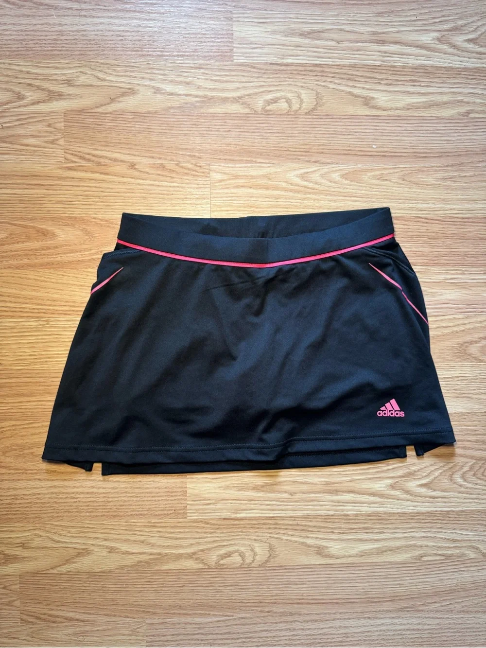 Adidas Black and Pink Tennis Skirt